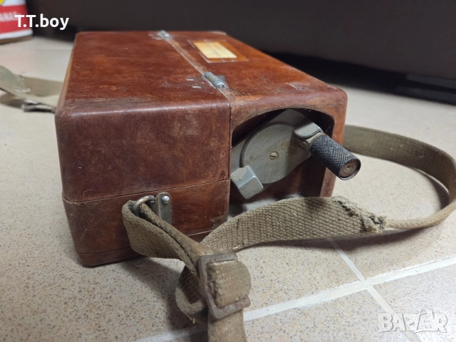 Военен телефон тап 77, снимка 2 - Антикварни и старинни предмети - 52827464