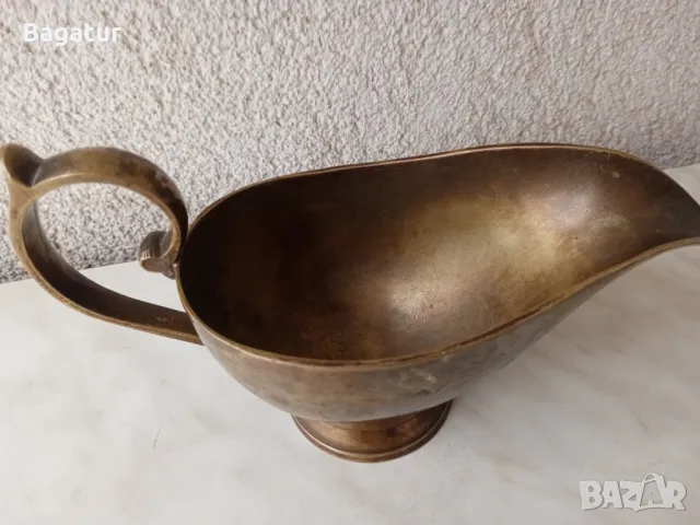 Сосиера арт деко бронз,масивна,бронзова каничка,, снимка 9 - Антикварни и старинни предмети - 47824191