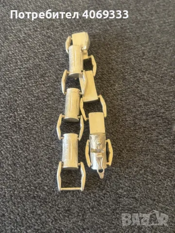 Сребърна дамска гривна 33гр 19см