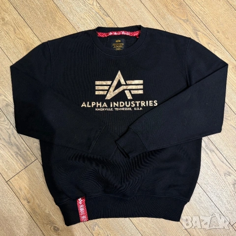 Мъжка блуза Alpha Industries | S размер, снимка 2 - Блузи - 53470963