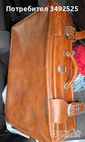 Стар кожен куфар 