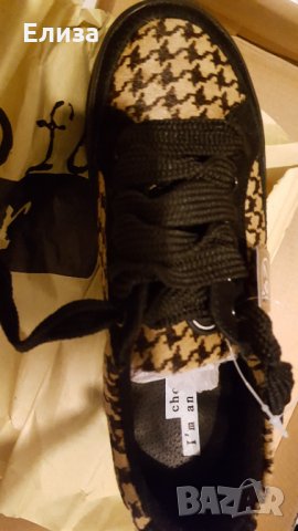 сникърски на платфома от естествена кожа/велур пепит Sixty Seven outsider, снимка 7 - Кецове - 34741451