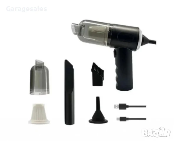 ПРОМОЦИЯ - Компактна безжична прахосмукачка за дома и автомобила 2000mAh