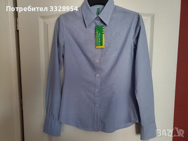 Дамска риза BENETTON, снимка 4 - Ризи - 53518480