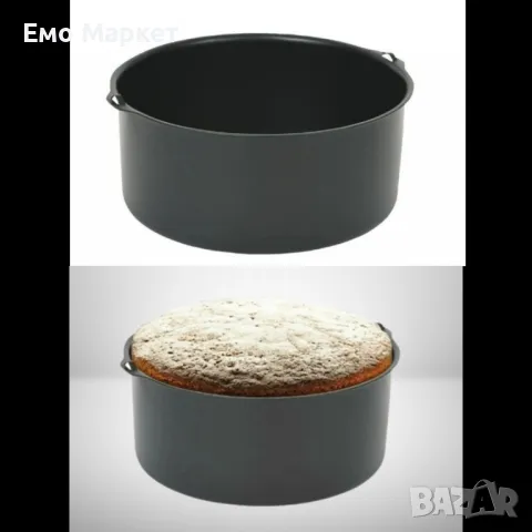 Кошница Voltz V51980AB6,15 и 20 см, въгл. стомана, незал. покр., Черна