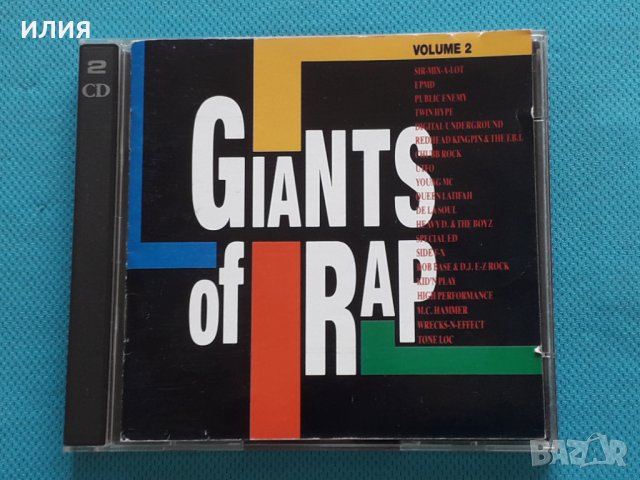 Various – 1990- Giants Of Rap Volume 2(2CD)(Gangsta,Pop Rap,Electro,Hip Hop), снимка 1 - CD дискове - 42237827