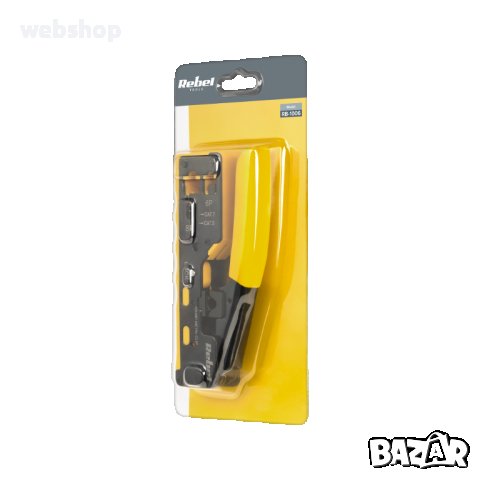 Клещи за кримпване  Rebel RB-1006, интернет кабел, RJ45, 6pin, 8pin, снимка 4 - Клещи - 41584024