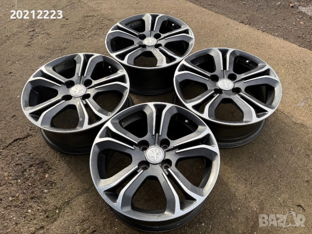 4 броя алуминиеви джанти за Peugeot 208,2008 16, снимка 7 - Гуми и джанти - 52720325
