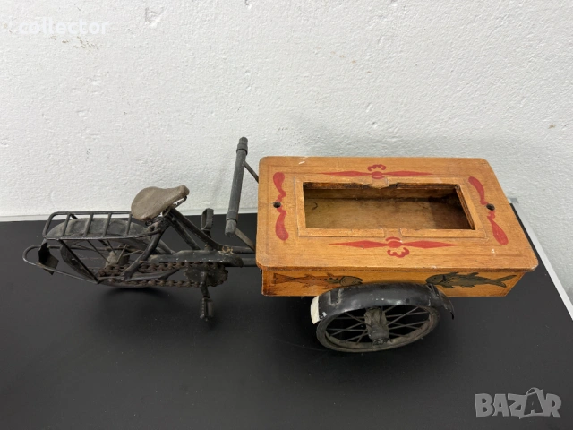 Ретро количка на уличен продавач на риба. №7831, снимка 5 - Антикварни и старинни предмети - 53072328