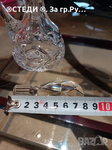 Винтидж кристална бутилка, снимка 7 - Аксесоари за кухня - 53214136