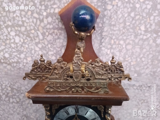 ПРОДАДЕН Оригинален стар холандски стенен часовник Zaanse АTLAS, снимка 7 - Антикварни и старинни предмети - 36076612