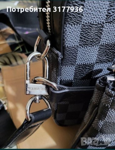 Мъжка чанта Louis Vuitton , снимка 4 - Чанти - 38832439
