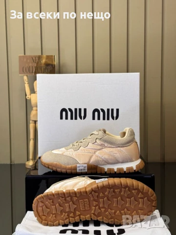 Miu Miu Дамски Маратонки👟Дамски Спортни Обувки Миу Миу - Налични Различни Цветове Код E763, снимка 11 - Маратонки - 51315148
