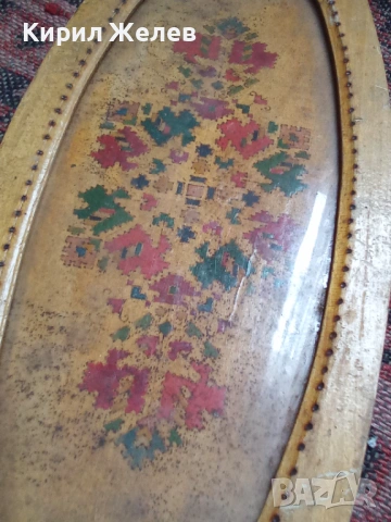 Стар дървен поднос 53669, снимка 8 - Антикварни и старинни предмети - 53390716