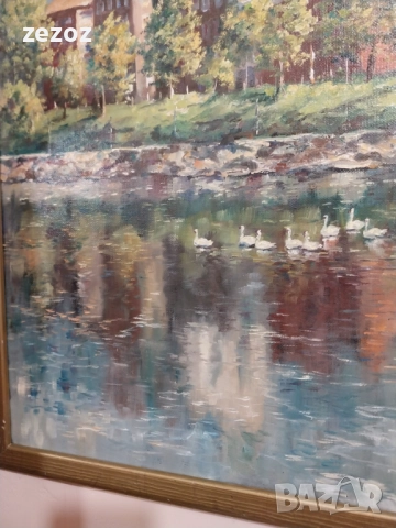 Авторска картина масло върху платно, снимка 5 - Картини - 52199744