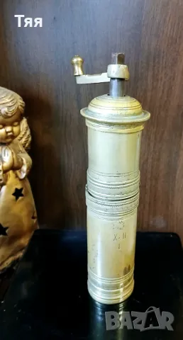 Бронзова мелничка за кафе 