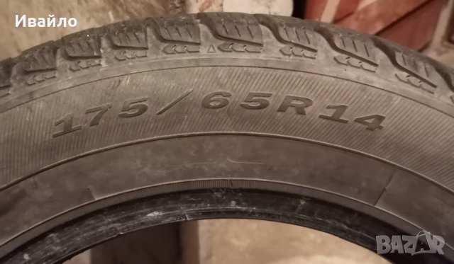 Продавам 2 броя зимни гуми 175.65.14 на 1 сезон дот 2019 Debica , снимка 3 - Гуми и джанти - 53085572