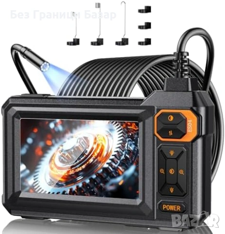 Нов Бороскоп ендоскоп 4.3" екран 1080P IP67 за тръби/канал Камера инспекция
