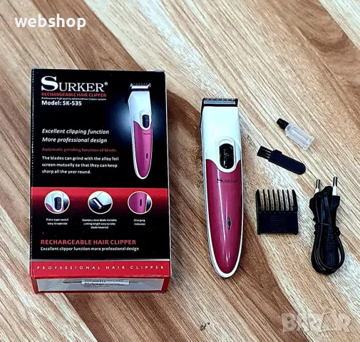 Eлектрическа машинка за подстригване на коса SURKER SK535 , снимка 1