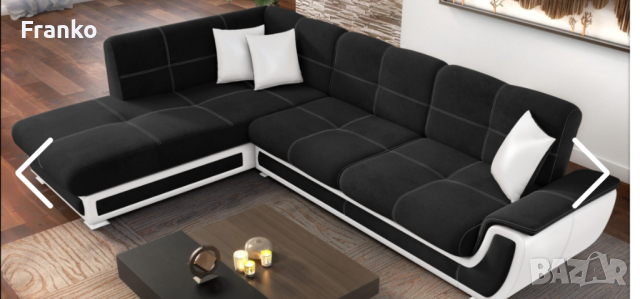 Ъглов диван с функция за сън и ракла , снимка 8 - Дивани и мека мебел - 44767185