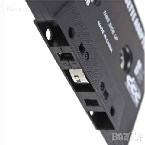 Адаптерна аудиокасета за радиокасетофон към Aux жак 3,5 мм, снимка 4 - Аксесоари и консумативи - 53441082