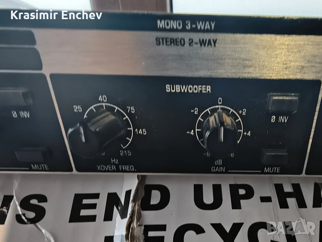 кросоувър беринжер , снимка 9 - Ресийвъри, усилватели, смесителни пултове - 53689414