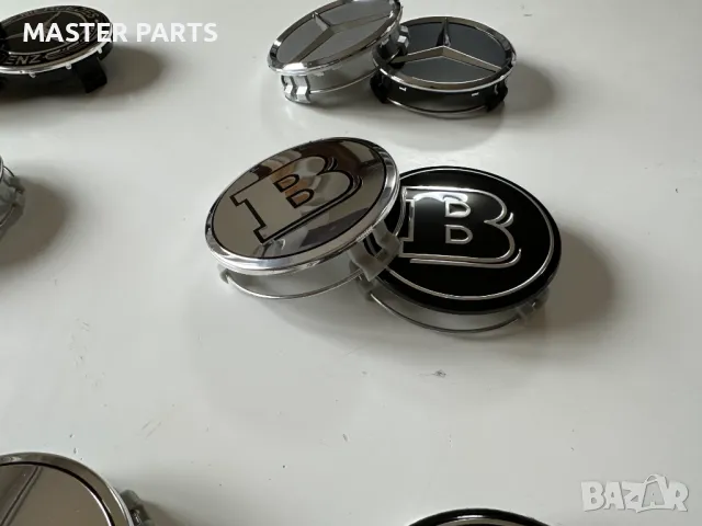 Чисто нови . Капачки за джанти MERCEDES МЕРЦЕДЕС 75мм ., снимка 9 - Части - 45380497