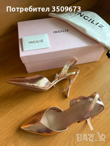 Дамски обувки INGILIZ, снимка 5 - Дамски обувки на ток - 53469504