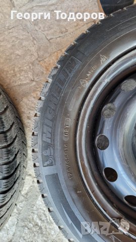 Два броя зимни гуми Мишелин Алпин с джанти за Пежо и Ситроен 175 65 14 , снимка 9 - Гуми и джанти - 41042591