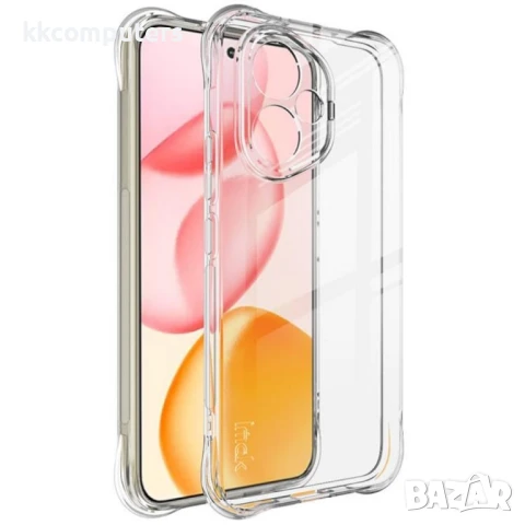 Honor 400 IMAK Прозрачен TPU Калъф с Ъглови Airbag Защити със Скрийн Протектор