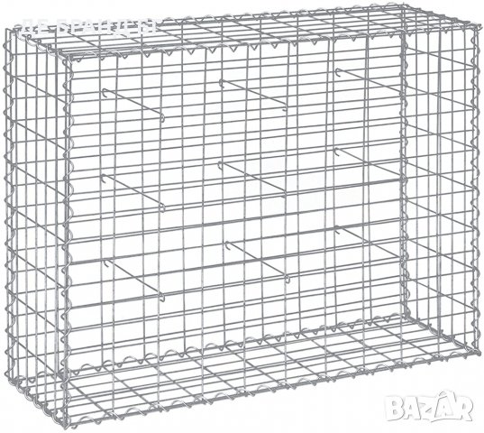 Габион кошница от поцинкована тел 100 x 30 x 80 cm WS18GB02, снимка 1 - Огради и мрежи - 35910389