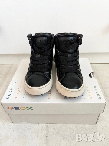 Високи, кожени кецове Geox, номер 27, снимка 4 - Детски обувки - 47670378