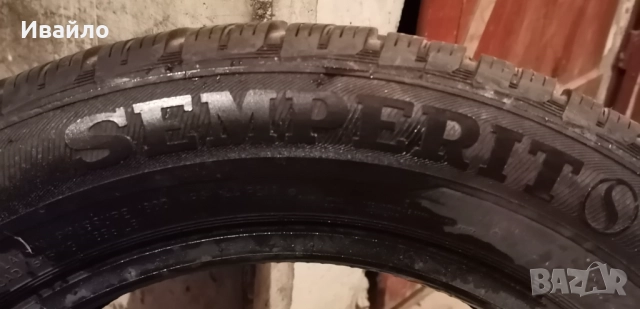 Продавам 2 броя зимни гуми 205.55.16 на 1 сезон дот 2019 Semperito , снимка 4 - Гуми и джанти - 52933161