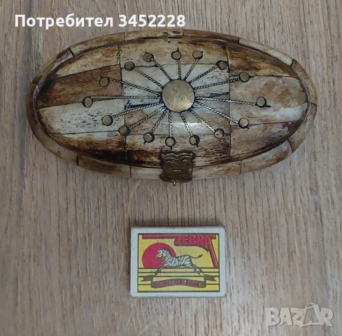 кутийка от кост и месинг за колекционери , снимка 6 - Антикварни и старинни предмети - 52776532