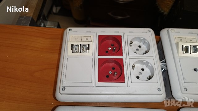 Конзоли с контакти и R&M - FTP розетки 6 и 8бр Cimabox, снимка 3 - Ключове, контакти, щепсели - 44424866