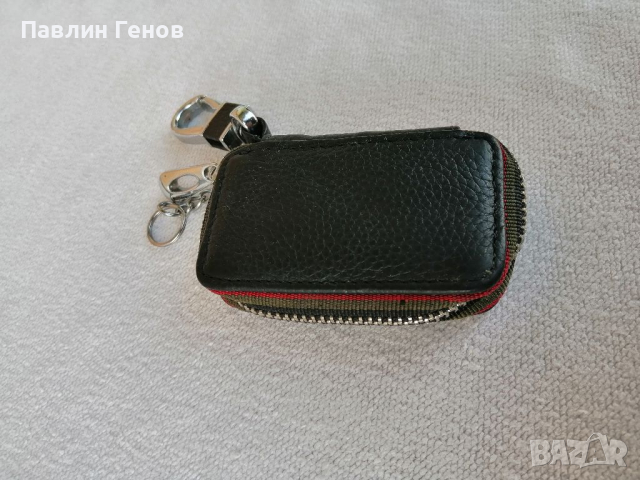 Кожен калъф за ключове с метално лого Bmw, снимка 5 - Части - 36192555