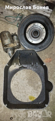 Маховик с венец ,стартер и външен капак за Акме адн 45