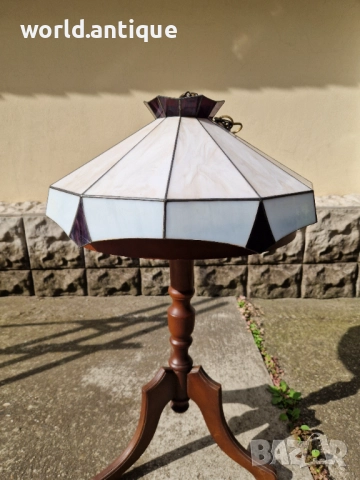 Лампа таванна абажур полилей Тифани , снимка 5 - Лампи за таван - 52139252