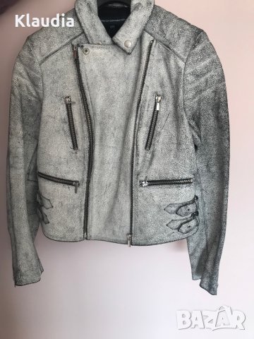 French Connection дизайнерско яке 100% истинска кожа от коза, снимка 1