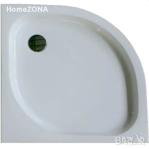 Овално акрилно душ корито SILBA, 80х80