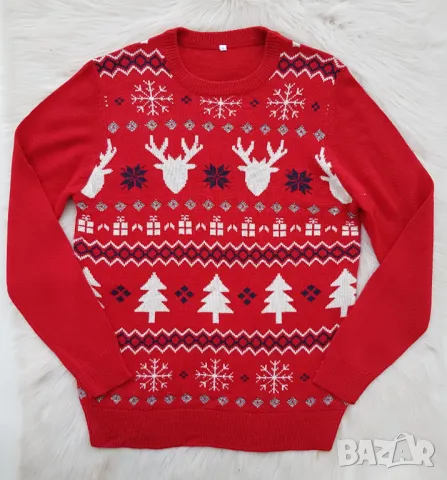 Мъжки Коледен пуловер размер Л, снимка 9 - Пуловери - 48137553