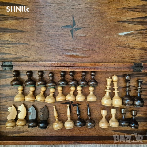 Дървен шах, снимка 2 - Шах и табла - 53603323