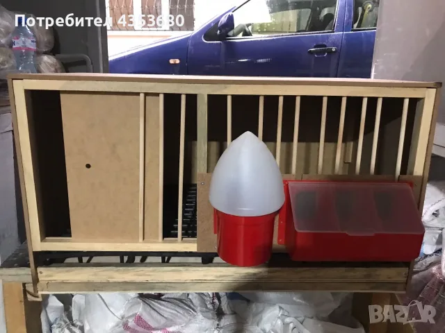 Разплодна клетка за гълъби 80x45x40