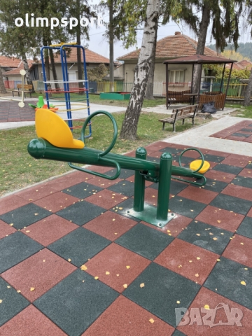 Люлка везна FY13305  Изработена от масивни поцинковани и прахово боядисани профили ф114 мм, снимка 2 - Спортна екипировка - 36092515