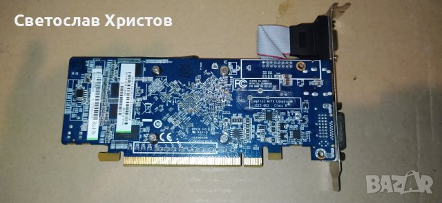 Продавам видео карта AMD Sapphire HD5570 1GB DDR3 128bit VGA DVI DP LP PCI-E, снимка 2 - Видеокарти - 41020090