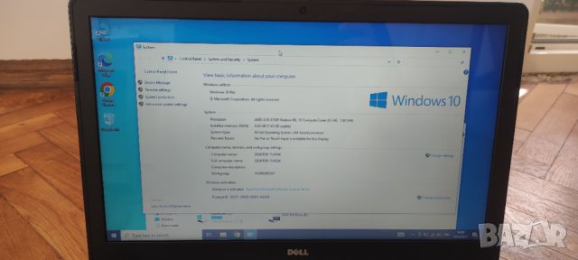 Лаптоп Dell 15-5555 A10 1.8GHZ/8GB/256GB SSD нов, снимка 5 - Лаптопи за работа - 42433631