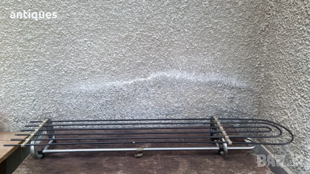 Голяма метална закачалка с поставка за шапки - 140/38см, снимка 1