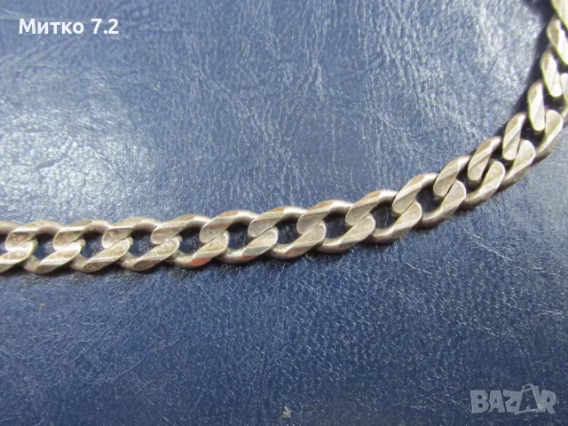 Сребърен ланец 5, снимка 3 - Колиета, медальони, синджири - 50429587