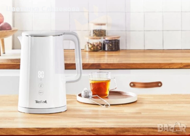 Електрическа кана, Tefal KO693110, Kettle display white, снимка 2 - Кани - 52414365