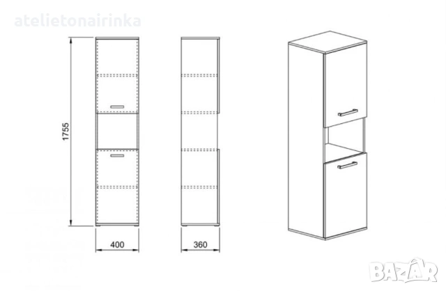 Етажерка Гранд 85, снимка 2 - Етажерки - 33652296